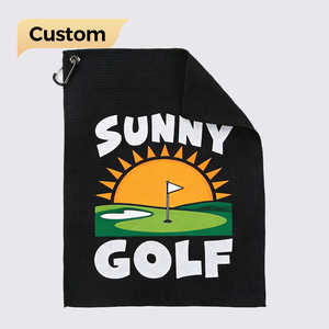 Handuk Olahraga Multifungsi Berkualitas Tinggi dengan Cetakan Kustom, Cepat Kering, Menyerap Keringat, Handuk Golf untuk Kebugaran Dewasa - Product Image 1