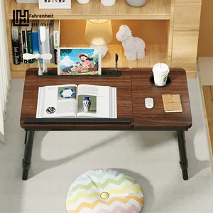 Folding Five-Stage Adjustable Height Wood Bedside <strong>Small</strong> Table Study <strong>Desk</strong> <strong>Bedroom</strong> Computer <strong>Desk</strong> Dormitory Student Reading <strong>Desk</strong> - Product Image 2