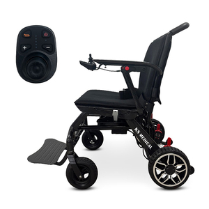 Silla de Ruedas Eléctrica Plegable Ligera KSM-607 con Estructura de Fibra de Carbono, Silla de Ruedas Motorizada para Personas con Discapacidad - Product Image 1