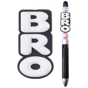 Perles en silicone de Noël en forme de dessins animés d'animaux, perles en vrac de qualité alimentaire pour la fabrication de stylos et de chaînes de sucettes DIY - Product Image 1