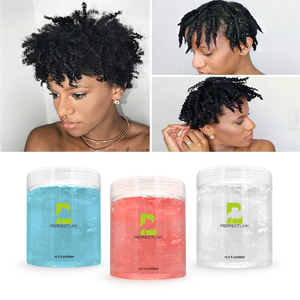 Gel para el cuidado del cabello, Gel trenzado profesional personalizado para Salón/peluquero, superfuerte con acabado brillante, olor a fruta