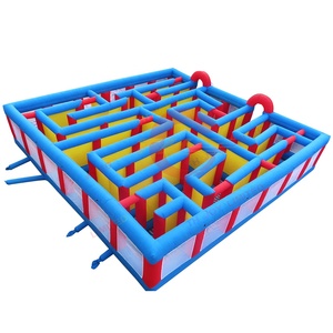 12x12m khổng lồ <span class=keywords><strong>Inflatable</strong></span> Mê Cung Arena trở ngại trò chơi thể thao ngoài trời <span class=keywords><strong>Laser</strong></span> <span class=keywords><strong>tag</strong></span> <span class=keywords><strong>Inflatable</strong></span> Mê Cung mê cung với Blower phụ kiện - Product Image 1