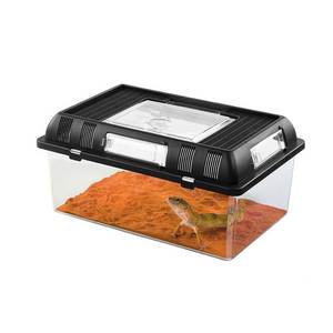 Réservoir d'alimentation Transparent en acrylique pour Reptile, boîte Portable en plastique pour animaux de compagnie, <span class=keywords><strong>Terrarium</strong></span> anti-insectes, pour licorne, coccinelle, <span class=keywords><strong>araignée</strong></span>, bébé - Product Image 4