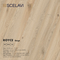 Dalles de sol LVT SPC à effet bois, autocollantes, avec couche d'usure de 4 mm ou 5 mm et revêtement UV de 0,55 mm, personnalisables en gros pour salles de bain et gymnases
