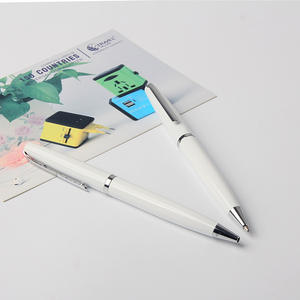 Bolígrafo Metálico de Primera Calidad con Impresión Blanca y Logotipo Personalizado - Product Image 2