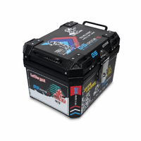 Boîte de rangement arrière pour scooter électrique/cyclomoteur, 36L, polypropylène (PP), personnalisable, World PP-36L, adaptable/upgrade