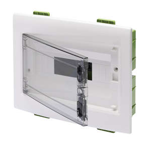 Boîte de distribution Gewiss GW-40605PM IP40 avec porte transparente pour usage intérieur - Product Image 1