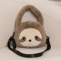 Vente chaude mignon animal en peluche jouet panda dinosaure forme en peluche sac à dos sac belle peluche paresseux koala ours en peluche sac à bandoulière
