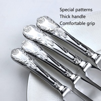 Ensemble de couverts en acier inoxydable de conception européenne pour mariage, Noël, Nouvel An, durable et compatible lave-vaisselle