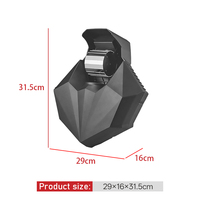 Mini Wizard - Luz LED Blanca de 100W con Efecto de Haz, Rotación Infinita en Y, DMX512, Iluminación de Escenario para Discotecas y Salas Privadas