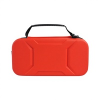 Boîte de rangement pour appareils électroniques 3C, personnalisée, rouge, en EVA, anti-usure, anti-chute, portable, coque rigide, pour véhicule