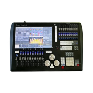 Consola <span class=keywords><strong>de</strong></span> Control <span class=keywords><strong>de</strong></span> Iluminación Tiger Touch, <span class=keywords><strong>Mezclador</strong></span> <span class=keywords><strong>de</strong></span> Iluminación, Controlador <span class=keywords><strong>de</strong></span> Iluminación <span class=keywords><strong>de</strong></span> Escenario Titan DMX 512, Black Film Tiger 2 - Product Image 1