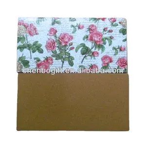 Custom Made Rose Beautiful Printing Mdf Wooden Cork Backed Placemat Home Kitchen Cork Table Coaster And Table Mat