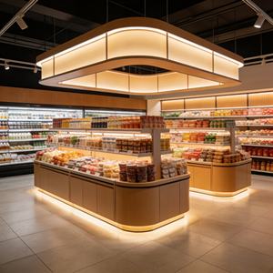 可定制超市货架和零售展示架，提供OEM设计，适用于品牌店什物 - Product Image 2