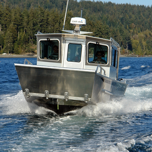 Bateau de pêche certifié CE en aluminium, bateau de travail, Barge d'atterrissage, 9 M 8M 27Ft - Product Image 1