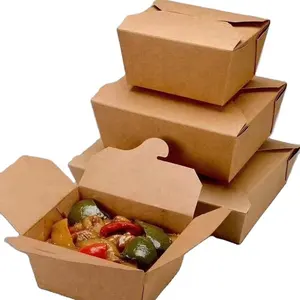 नूडल पैकेजिंग कागज बक्से बाहर ले नूडल बक्से कस्टम लोगो मुद्रित चीनी डिस्पोजेबल कागज दोपहर के भोजन के बॉक्स