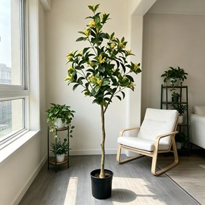 Fragrant-looking artificial <b>sweet</b> osmanthus branch with clustered tiny blooms for moon festival & tea table decor - Product Image 3