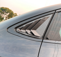 Cache-volet de fenêtre arrière de voiture, garniture de porte latérale, capot de persienne pour Mercedes Benz GLC Coupé C254 GLC300 400 2024+ Accessoires automobiles AMG