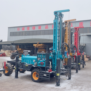 جهاز حفر آبار محمول على مقطورة بعمق 200 متر مع محرك ديزل وريشة حفر كربيدية - Product Image 3