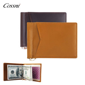 Fabricante de encargo pequeña cartera hombres Caballo Loco rfid de grano completo de cuero genuino de <span class=keywords><strong>hombre</strong></span> cartera - Product Image 1