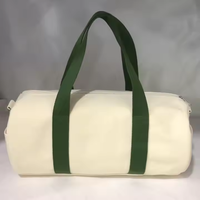 Nouvelle Arrivée Sac de Voyage en Toile Personnalisé Grande Capacité Réglable avec Logo sur Mesure, Sac Polochon de Week-end Tendance avec Fermeture Éclair