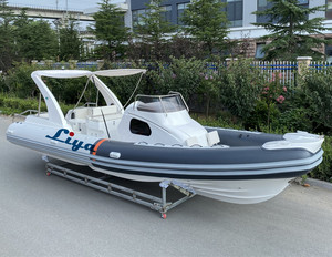 Liya 27ft Rib Boat 8.3m <span class=keywords><strong>Bateau</strong></span> <span class=keywords><strong>de</strong></span> pêche gonflable <span class=keywords><strong>semi</strong></span>-<span class=keywords><strong>rigide</strong></span> avec coque en fibre <span class=keywords><strong>de</strong></span> verre et moteur hors-bord - Product Image 5