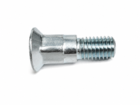 Rivet d'axe de roue robuste en acier au carbone zingué pour chariot industriel et quincaillerie de roue de mobilier