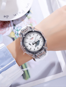 Montre de sport multifonctionnelle de forme angulaire Ga2100, série <span class=keywords><strong>Shock</strong></span> Style, <span class=keywords><strong>bracelet</strong></span> en silicone, double affichage <span class=keywords><strong>transparent</strong></span>, montres pour hommes - Product Image 4