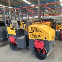 Rouleau compresseur vibrant diesel, mini-compacteur pour sol et asphalte