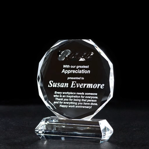 Medalla <span class=keywords><strong>de</strong></span> Cristal <span class=keywords><strong>de</strong></span> Estilo Artesanal, Forma Libre, <span class=keywords><strong>Premios</strong></span> <span class=keywords><strong>de</strong></span> Competencia <span class=keywords><strong>de</strong></span> Habilidad Industrial, Reconocimiento <span class=keywords><strong>de</strong></span> Calificación Profesional, Personalizada - Product Image 3