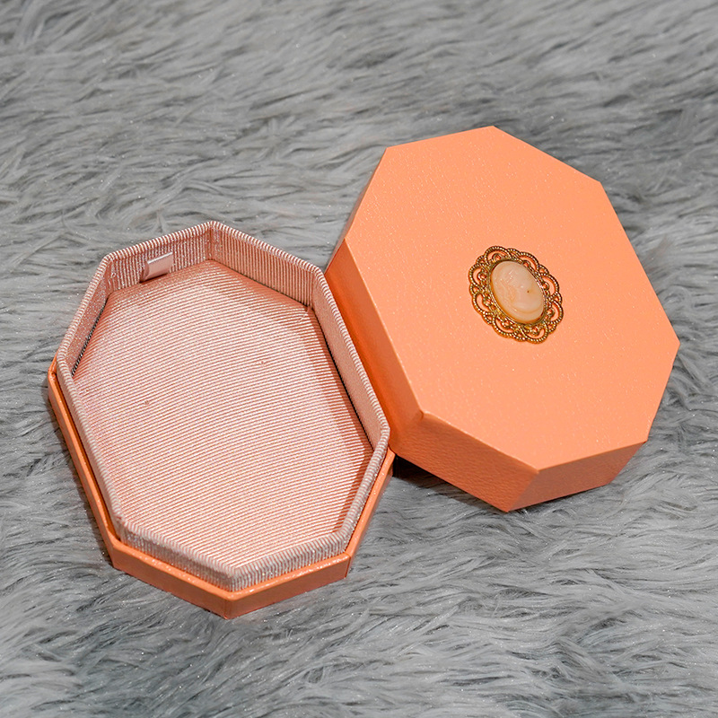 Octogonal orange clair