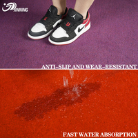 Tapis rouge épais 2027 avec base antidérapante en caoutchouc PVC pour mariages en extérieur, scènes d'église et événements commerciaux – Tapis de couloir