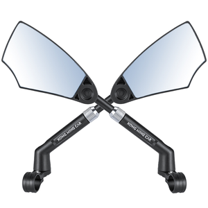 Rétroviseur de vélo électrique à rotation à 360 degrés, rétroviseur de sécurité large pour vélo, moto, scooter - Product Image 1
