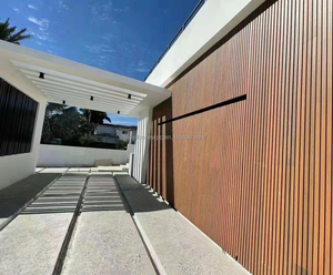 60x42mm/100x50mm WPC Profile Ceilling Matériaux de décoration extérieure Faisceau WPC pour décoration intérieure extérieure - Product Image 2