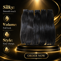 Extensions de cheveux Remy péruviens 12-30 pouces, double trame, teintes, micro-boucles invisibles, style 12A, vierges, ondulations profondes