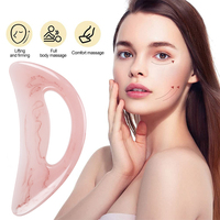 Lifting du visage personnalisé Drainage lymphatique Améliorer la circulation sanguine Masseur anti-âge Planche de gua sha musculaire Outils de massage corporel