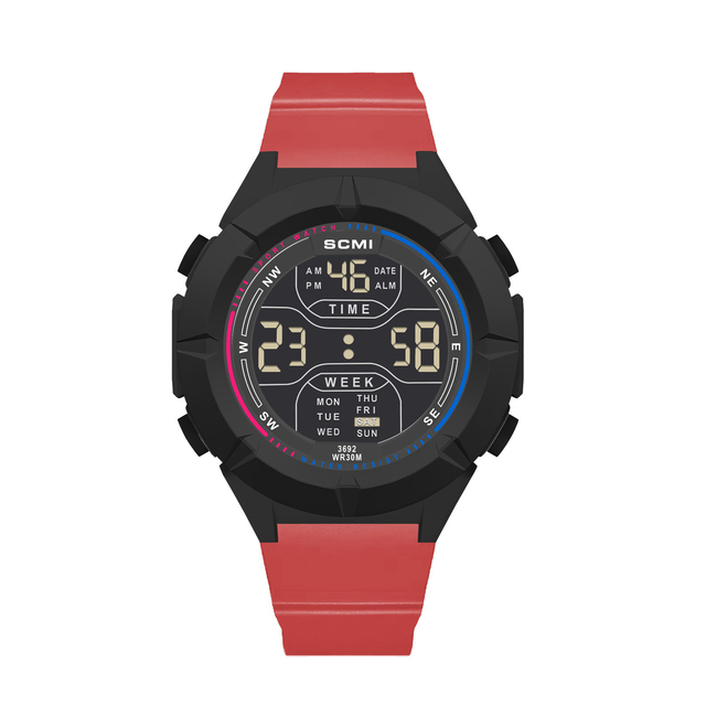 New Men's Waterproof Electronic Watch Multi Functional Dual Display Electronic Watch Outdoor Sports Watch