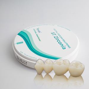 La zircone <span class=keywords><strong>dentaire</strong></span> Zolid de 71mm ST bloque l'oxyde de zirconium en céramique compatible avec Amann Girrbach - Product Image 1