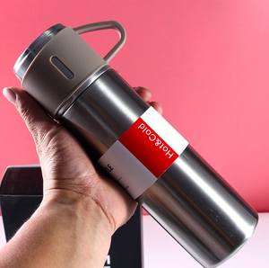 2025 Juego de frascos de vacío con logotipo personalizado de 17oz de alta calidad Juego de regalo de frascos de vacío de acero inoxidable 304 sostenible - Product Image 4