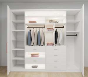 Nuevo Armario Moderno para Dormitorio y Vestidor, Armario de Diseño de Madera Plegable Hecho a Medida - Product Image 2