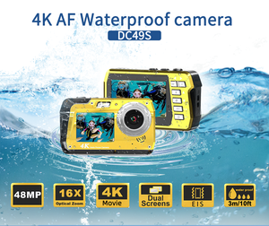 Caméra étanche YoungEast DC49S 4K WiFi Type-C avec <span class=keywords><strong>carte</strong></span> mémoire et zoom optique 17x - 30x - Product Image 1