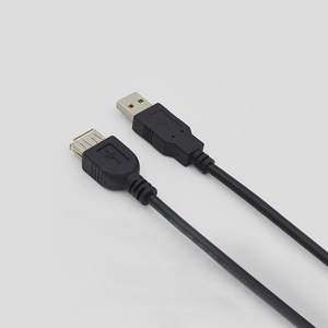 Cable de extensión USB 2.0 macho a hembra con núcleo de ferrita único y carcasa de plástico para transferencia de datos y conexión de dispositivos - Product Image 3