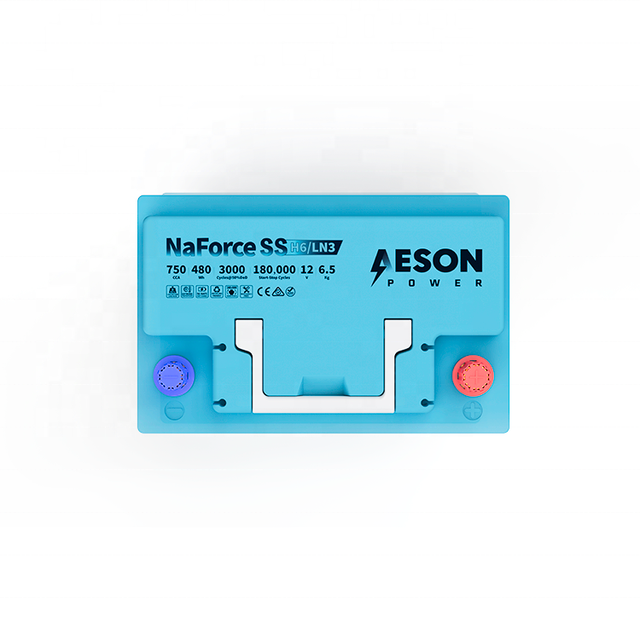 New Marine H6 AGM Sodium Ion Battery 12V 750CCA 3000Cycles 6.5KG Aeson Power 40Ah -40~80 for Recreational Boats