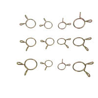 Collier de serrage à ressort de torsion automobile en acier inoxydable à fil unique, avec tailles en pouces/métriques pour les cadres de voiture