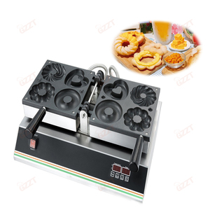 <span class=keywords><strong>10</strong></span> Mins 250 grados 4 <span class=keywords><strong>en</strong></span> 1 1200W Panel de control digital Doble calefacción Comercial Redondo Flor Donut Máquina de recubrimiento de chocolate - Product Image 4