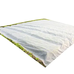 Penutup tanaman pelindung beku 10 kaki x 33 kaki 1.1oz kain es tanaman beku perlindungan kebun musim dingin untuk sayuran