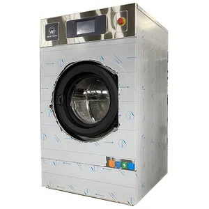 Peralatan cucian dudukan lembut baja tahan karat 304 komersial otomatis dan dioperasikan dengan koin ekstraktor mesin cuci