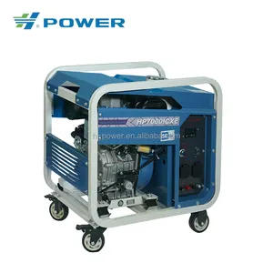 Menerima Oem Inverter Diesel 4 Tak silinder tunggal 50/60Hz 195FE Model Set Generator Diesel tipe terbuka