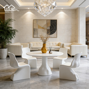 Sedia da Pranzo in FRP dal Design Moderno, Sedia Creativa Personalizzata per Lui o Lei, per Matrimoni, Hotel, Sala da Pranzo/Soggiorno, Uso in Salone - Product Image 2