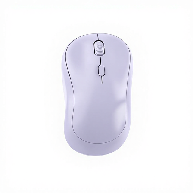 Purple Rechargeable Optical Mouse PC Gaming Mouse Wireless Mouse